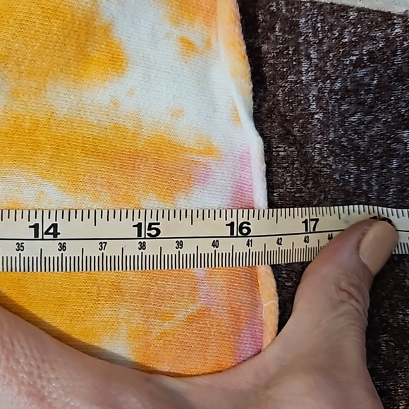 AC/DC Crop Tie Dye Hoodie - Official Merch - Picture 12 of 14